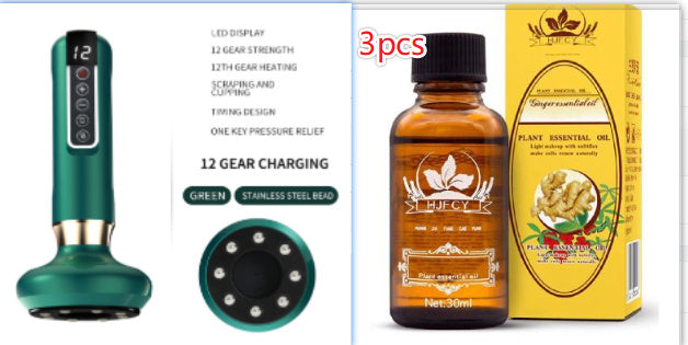 Electric Vacuum Cupping Massager For Body Anti-Cellulite Suction Cup Gua Sha Massage Body Cups Guasha Fat Burning Slimming Jars - Rokkaku 18 online shop