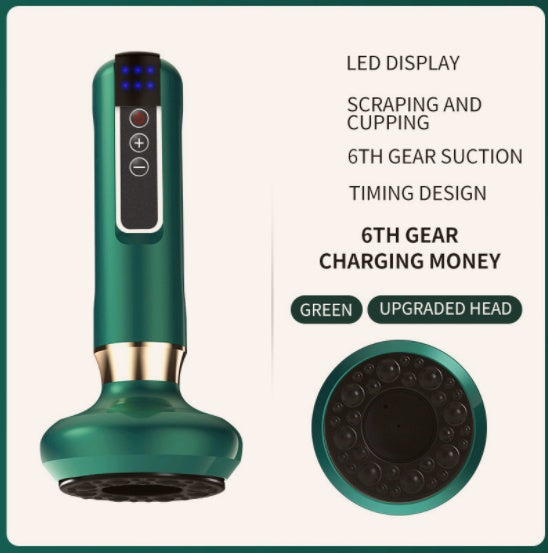 Electric Vacuum Cupping Massager For Body Anti-Cellulite Suction Cup Gua Sha Massage Body Cups Guasha Fat Burning Slimming Jars - Rokkaku 18 online shop