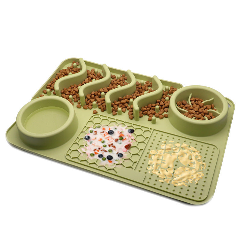 Dog Silicone Licking Pad Pet Licking Mat Silicone Smelling Mat Multifunctional Food Bowl Pets Supplies - Rokkaku 18 online shop
