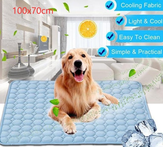 Pet Dog Cat Ice Silk Cold Nest Pad For Cooling In Summer - Rokkaku 18 online shop