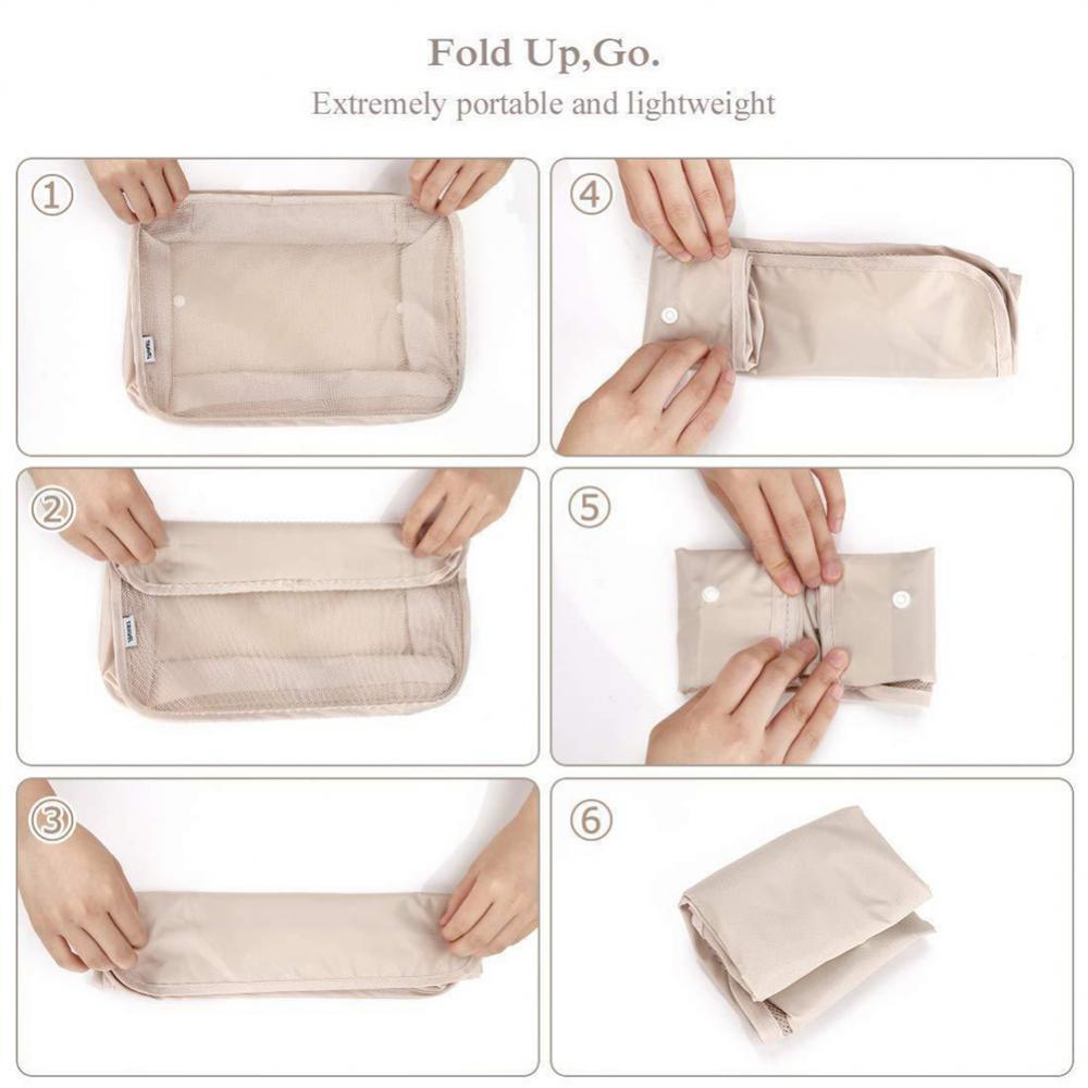 8-piece Set Luggage Divider Bag Travel Storage Clothes Underwear Shoes Organizer Packing Cube Bag - Rokkaku 18 online shop