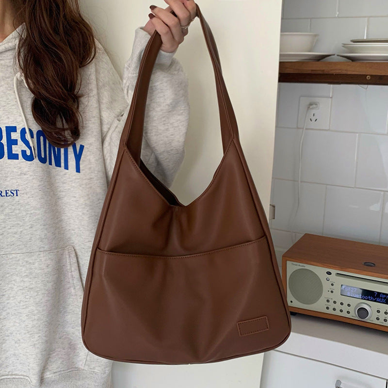 Fashion Tote Bag Large Capacity Casual Shoulder Bag Women's Commuting Handbag College Student - Rokkaku 18 online shop