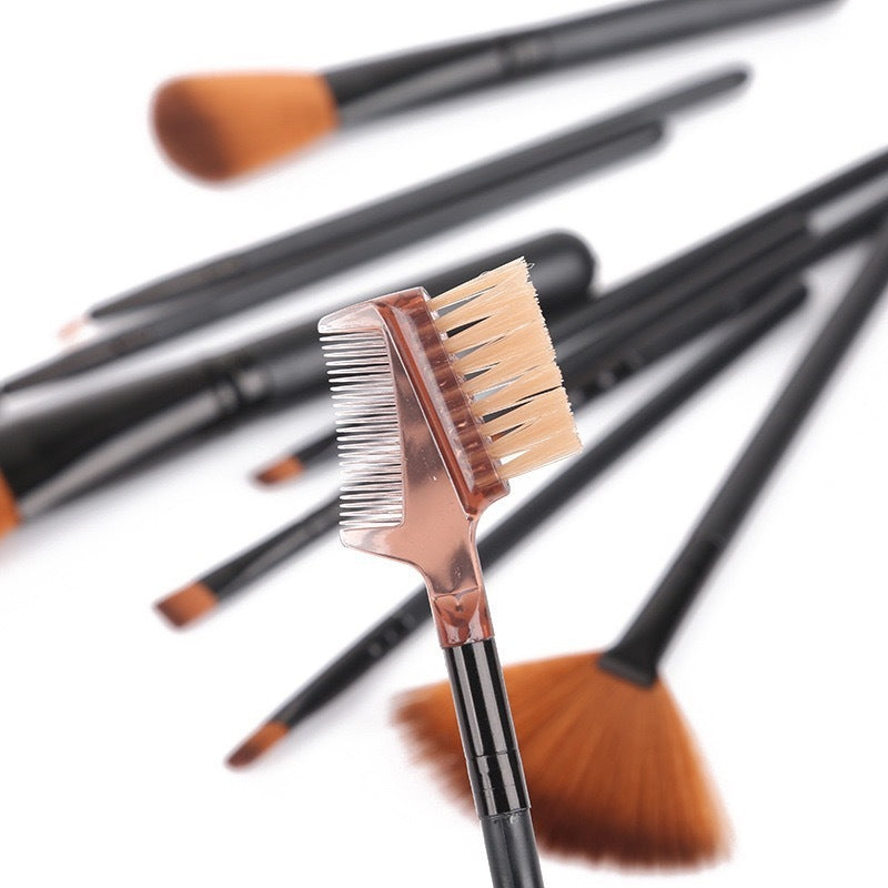 12pcs Makeup Brush Set Blush Eyeshadow Eyelash Highlighter Makeup Brush - Rokkaku 18 online shop