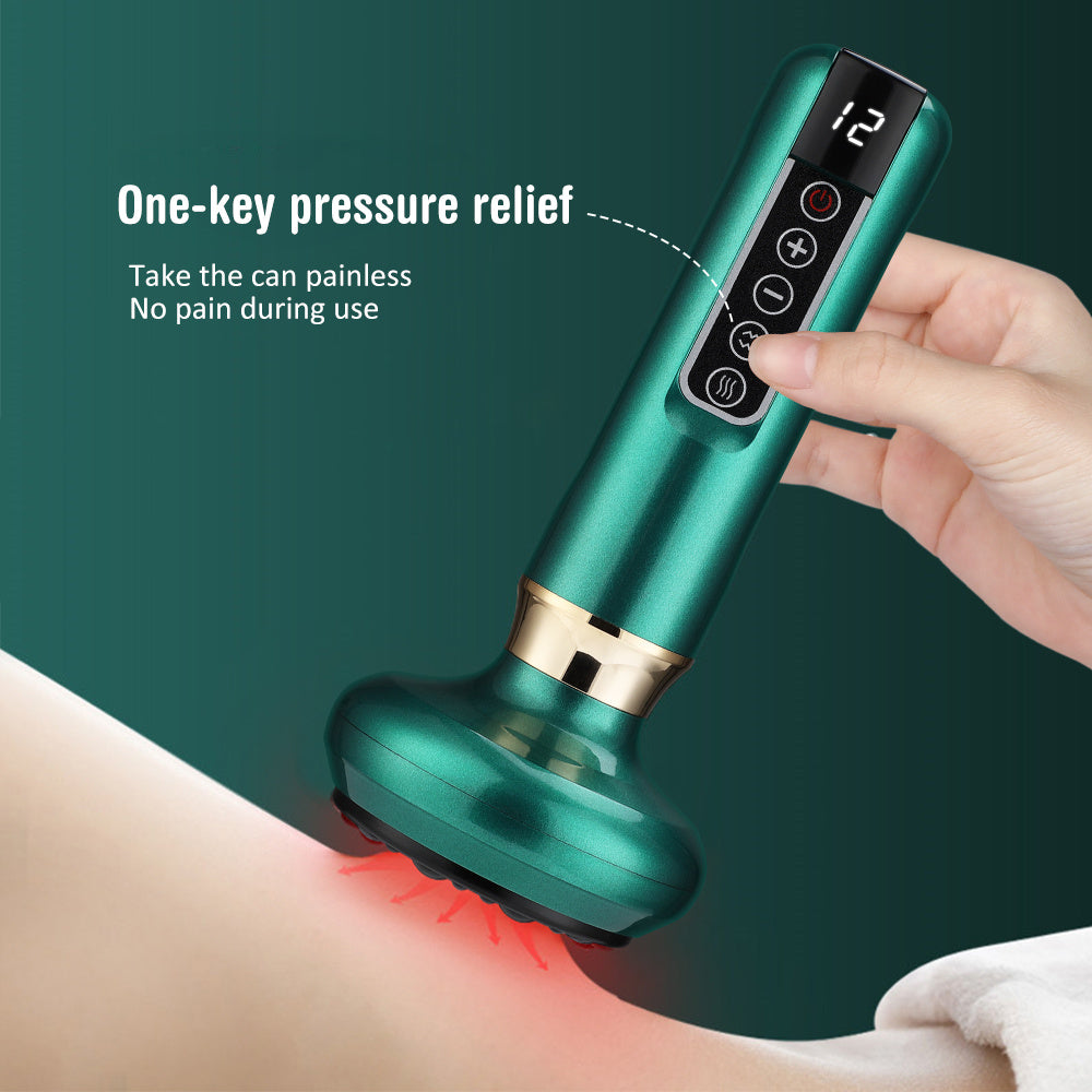 Electric Vacuum Cupping Massager For Body Anti-Cellulite Suction Cup Gua Sha Massage Body Cups Guasha Fat Burning Slimming Jars - Rokkaku 18 online shop