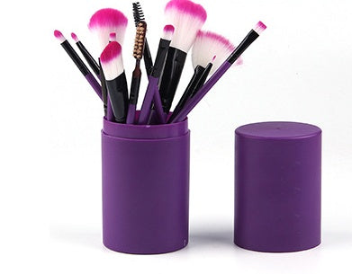 12pcs Makeup Brush Set Blush Eyeshadow Eyelash Highlighter Makeup Brush - Rokkaku 18 online shop