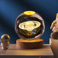 Luminous Starry Sky And Planets Moon Moon Crystal Ball Small Night Lamp Projection Ambience Light Creative Gift New Strange Gift - Rokkaku 18 online shop