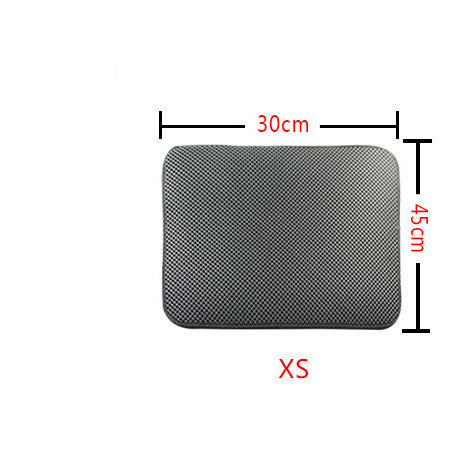 Double Layer Litter Cat Bed Pads Pet Cat Litter Mat Trapping Pets Litter Box Mat Pet Product Bed For Cats House Clean Mat - Rokkaku 18 online shop