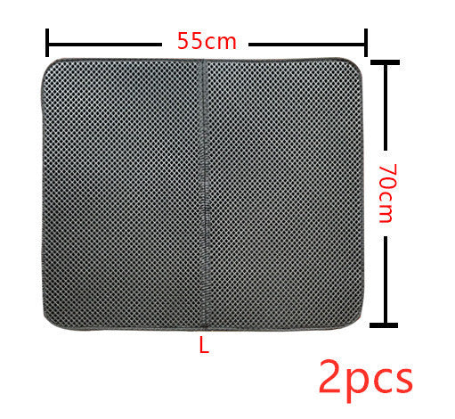 Double Layer Litter Cat Bed Pads Pet Cat Litter Mat Trapping Pets Litter Box Mat Pet Product Bed For Cats House Clean Mat - Rokkaku 18 online shop
