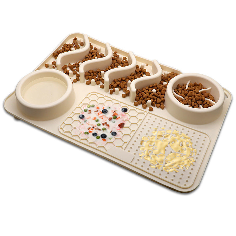 Dog Silicone Licking Pad Pet Licking Mat Silicone Smelling Mat Multifunctional Food Bowl Pets Supplies - Rokkaku 18 online shop