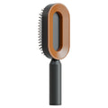 Self Cleaning Hair Brush For Women One-key Cleaning Hair Loss Airbag Massage Scalp Comb Anti-Static Hairbrush - Rokkaku 18 online shop