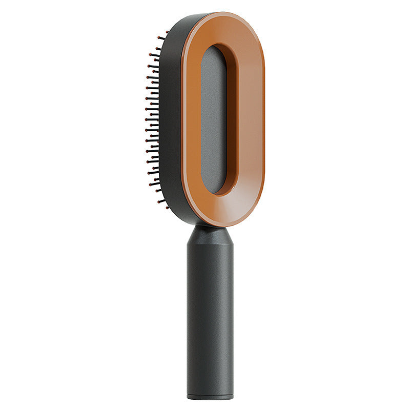 Self Cleaning Hair Brush For Women One-key Cleaning Hair Loss Airbag Massage Scalp Comb Anti-Static Hairbrush - Rokkaku 18 online shop