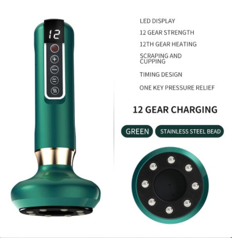 Electric Vacuum Cupping Massager For Body Anti-Cellulite Suction Cup Gua Sha Massage Body Cups Guasha Fat Burning Slimming Jars - Rokkaku 18 online shop