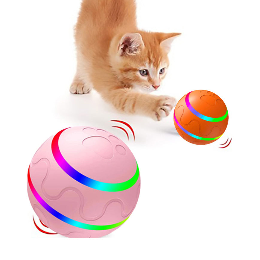 Pet New Cat Wicked Ball Toy Intelligent Ball USB Cat Toys Self Rotating Ball Automatic Rotation Ball - Rokkaku 18 online shop