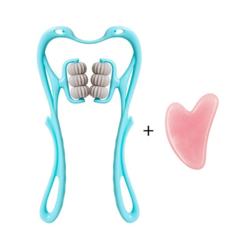 Multifunctional Manual Six-wheel Neck Massager Massage Relieve Roller Massage Tool - Rokkaku 18 online shop