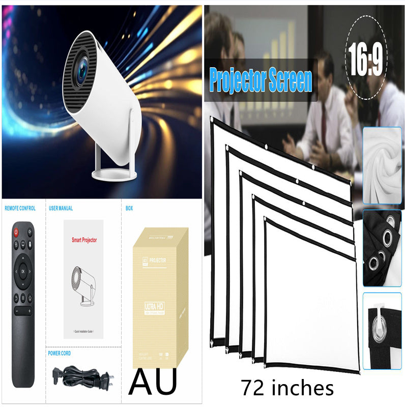 HY300 Pro Projector Home Theater Entertainment Portable Small Projector - Rokkaku 18 online shop