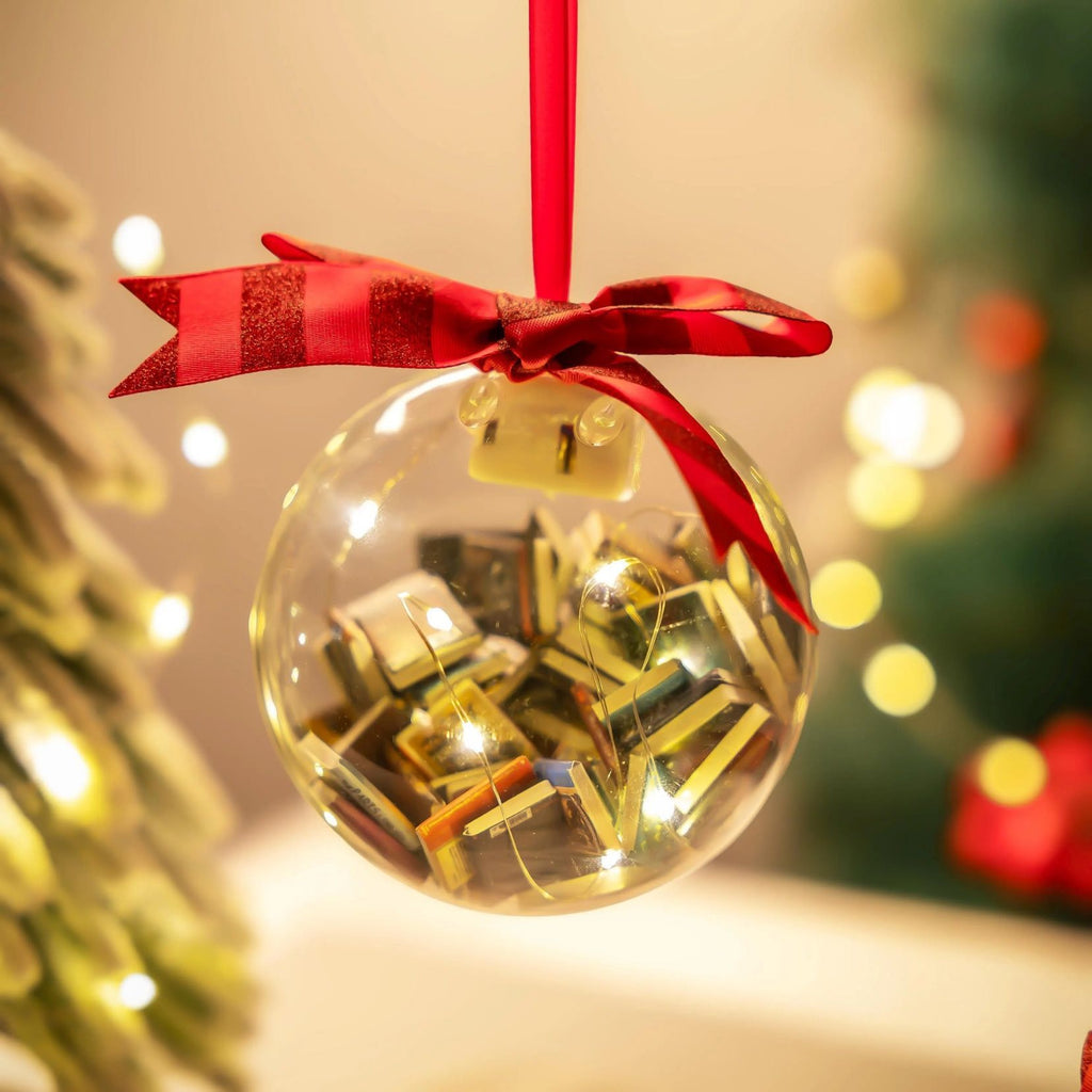 Christmas Decorations Christmas Ball Pendants Full Of Books - Rokkaku 18 online shop