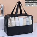 Large Capacity Cosmetic Bag Women's Transparent - Rokkaku 18 online shop