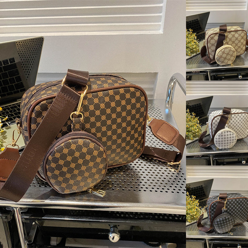 Vintage Pattern Crossbody Bags For Women Shoulder Shell Bag Trend Small Purse And Handbag Luxury Designer Female Square Bag Women's Bag - Rokkaku 18 online shop