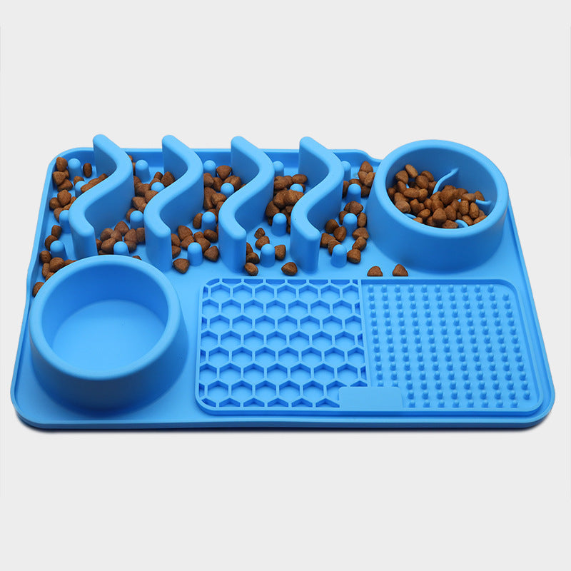 Dog Silicone Licking Pad Pet Licking Mat Silicone Smelling Mat Multifunctional Food Bowl Pets Supplies - Rokkaku 18 online shop