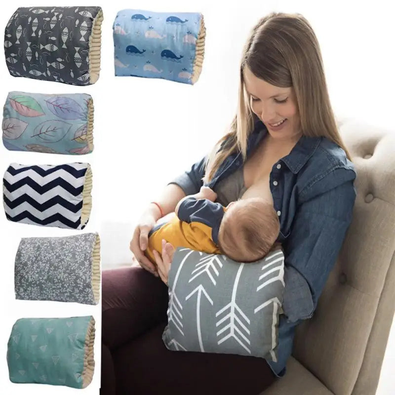 Adjustable Baby Cotton Nursing Arm Pillow Breastfeeding Washable Baby Infant Nursing Breastfeeding Pillow Cushion Arm Pad - Rokkaku 18 online shop