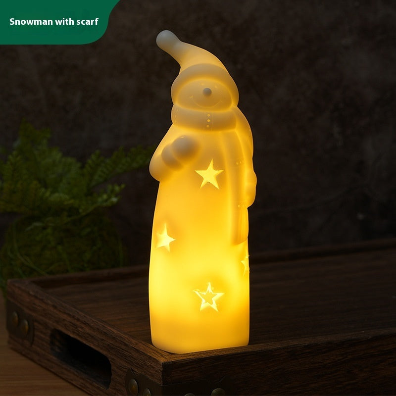 Christmas Night Lights Creative Bedside Lamp LED Candle Light - Rokkaku 18 online shop