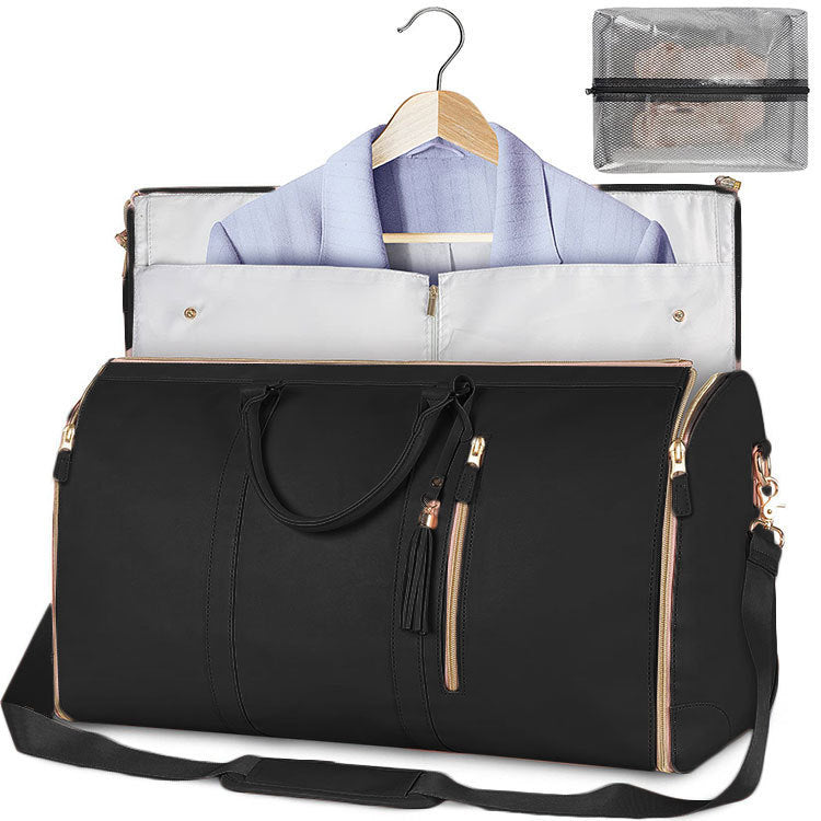 Large Capacity Travel Duffle Bag Women's Handbag Folding Suit Bag Waterproof Clothes Totes - Rokkaku 18 online shop