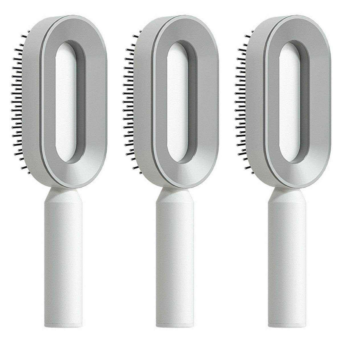 Self Cleaning Hair Brush For Women One-key Cleaning Hair Loss Airbag Massage Scalp Comb Anti-Static Hairbrush - Rokkaku 18 online shop