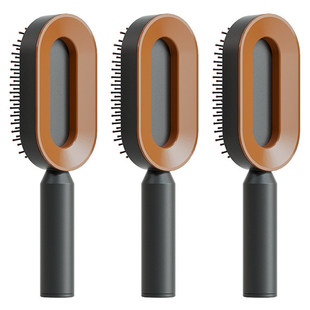 Self Cleaning Hair Brush For Women One-key Cleaning Hair Loss Airbag Massage Scalp Comb Anti-Static Hairbrush - Rokkaku 18 online shop