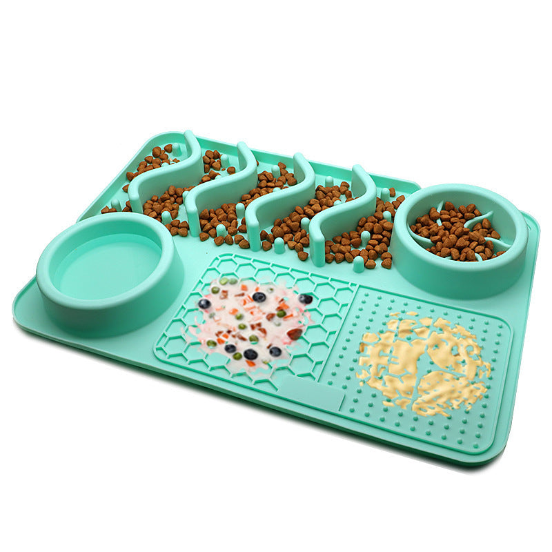 Dog Silicone Licking Pad Pet Licking Mat Silicone Smelling Mat Multifunctional Food Bowl Pets Supplies - Rokkaku 18 online shop