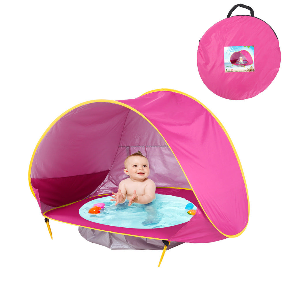 Baby Beach Tent Kids Outdoor Camping Easy Fold Up Waterproof  Up Sun Awning Tent UV-protecting - Rokkaku 18 online shop