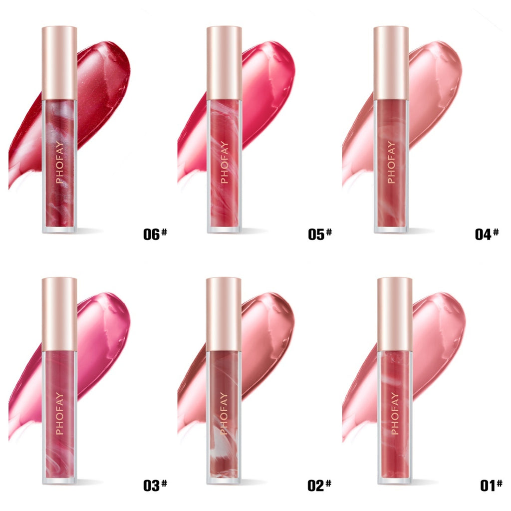 PHOFAY Rose Blooming Hydrating Lip Gloss - Rokkaku 18 online shop