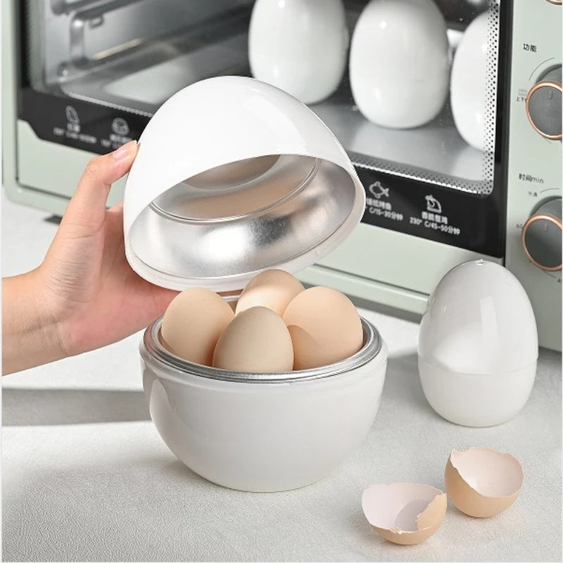 Capacity For 4 Eggs Microwave Egg Steamer Boiler Cooker Easy Quick 5 Minutes Hard Or Soft Boiled Kitchen Cooking Tools Kitchen Gadgets - Rokkaku 18 online shop