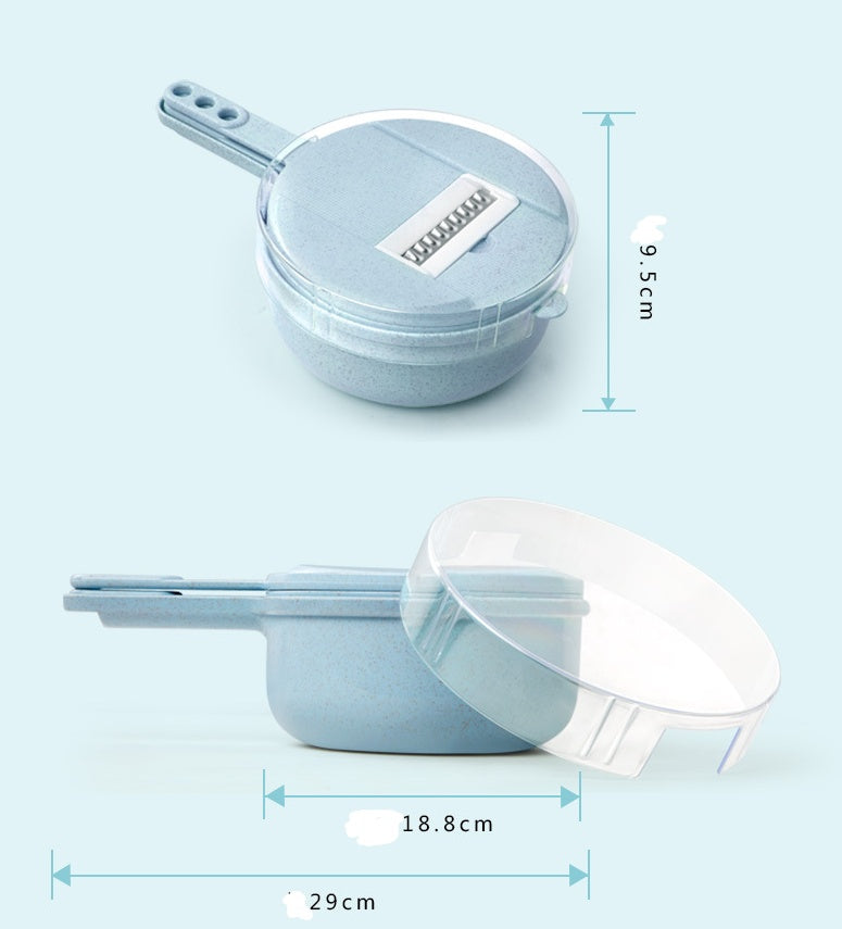 8 In 1 Mandoline Slicer Vegetable Slicer Potato Peeler Carrot Onion Grater With Strainer Vegetable Cutter Kitchen Accessories - Rokkaku 18 online shop