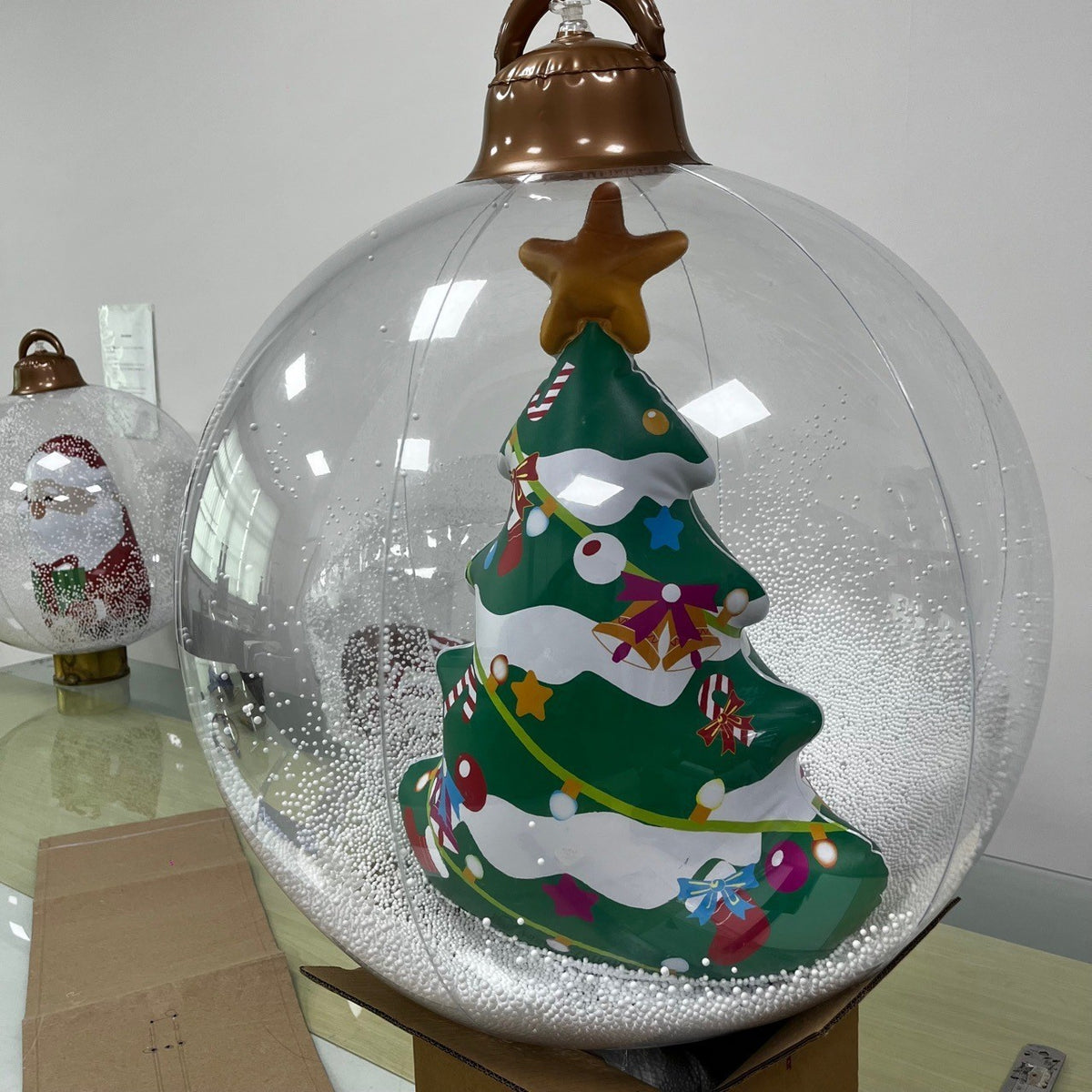 Inflatable Christmas Ball Hanging Crafts - Rokkaku 18 online shop