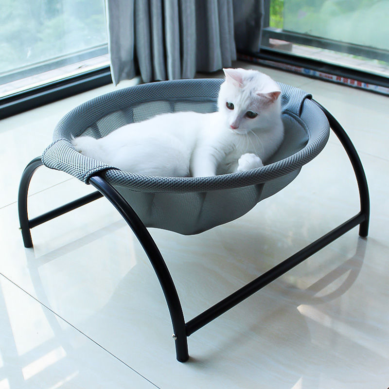 Cat Hammock Bed Free-Standing Cat Sleeping Cat Bed Cat Supplies Pet Supplies Whole Wash Stable Structure Detachable Excellent Breathability Easy Assembly Indoors Outdoors - Rokkaku 18 online shop