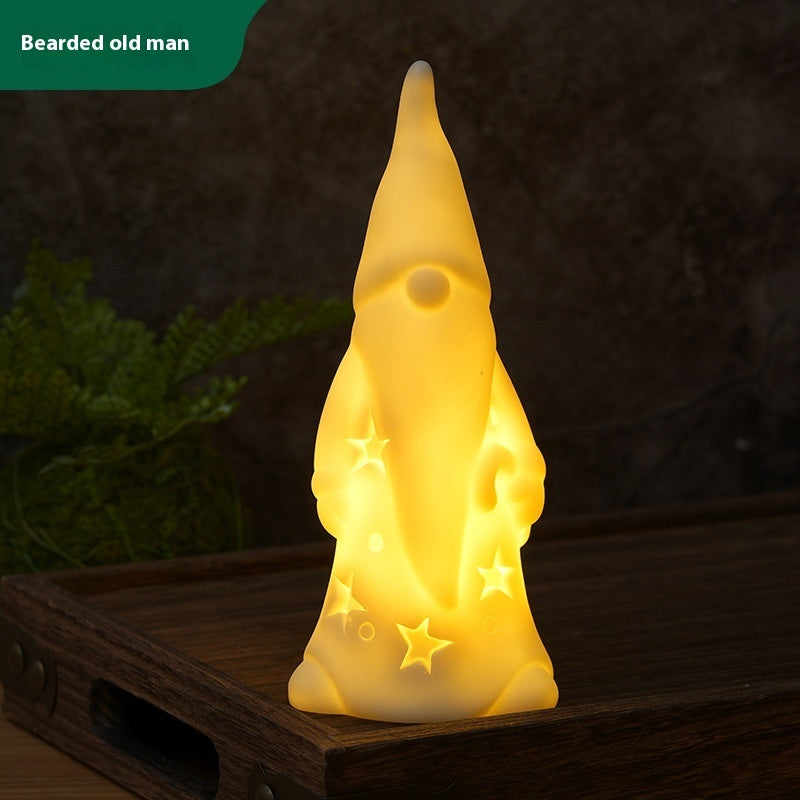 Christmas Night Lights Creative Bedside Lamp LED Candle Light - Rokkaku 18 online shop