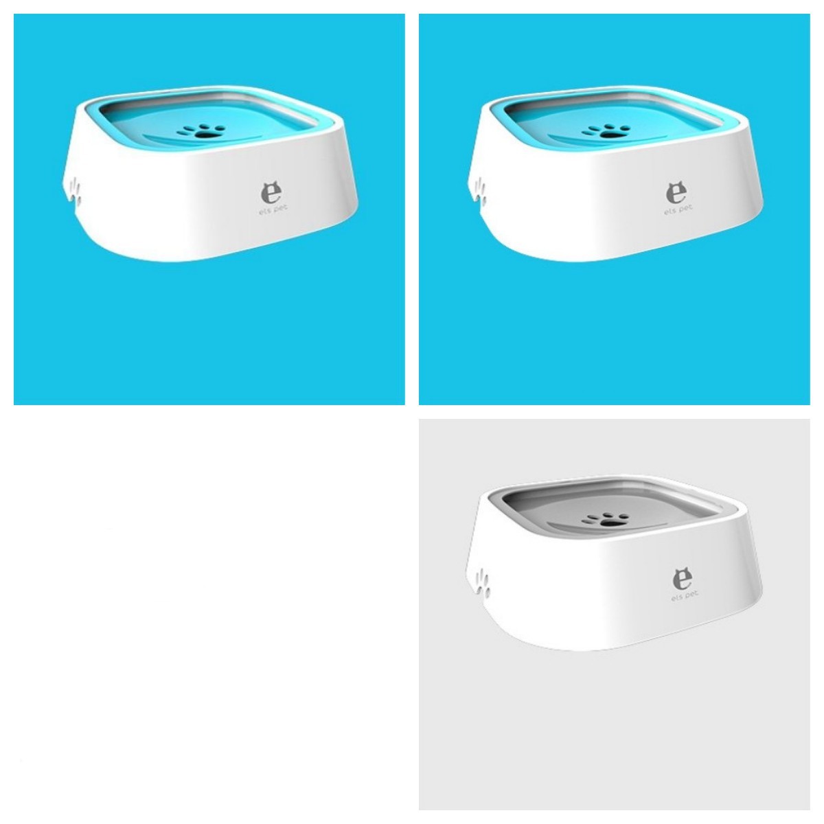 1.5L Cat Dog Water Bowl Carried Floating Bowl Anti-Overflow Slow Water Feeder Dispenser Pet Fountain ABS&PP Dog Supplies - Rokkaku 18 online shop