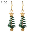 Christmas Earrings Tree Star DIY Earrings - Rokkaku 18 online shop