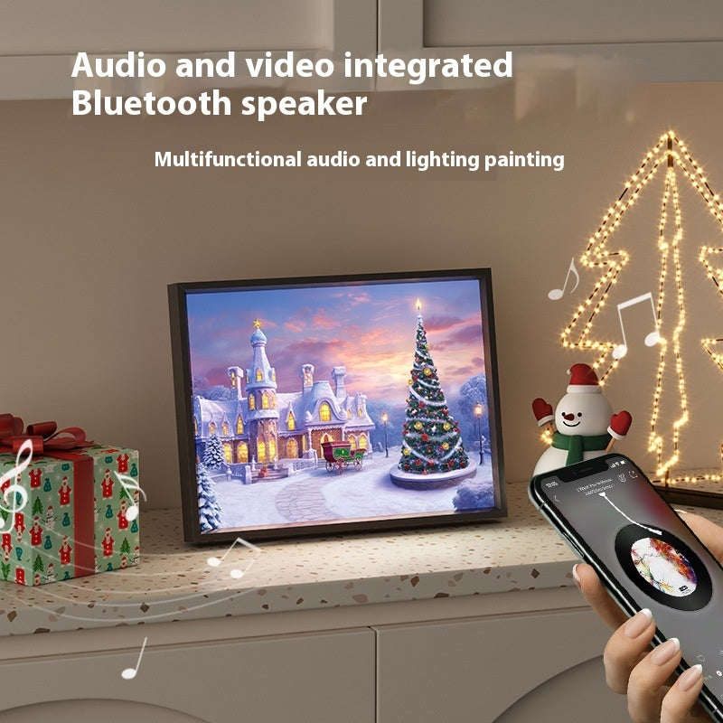 Christmas Small Gift Mini Bluetooth Speaker Painting - Rokkaku 18 online shop