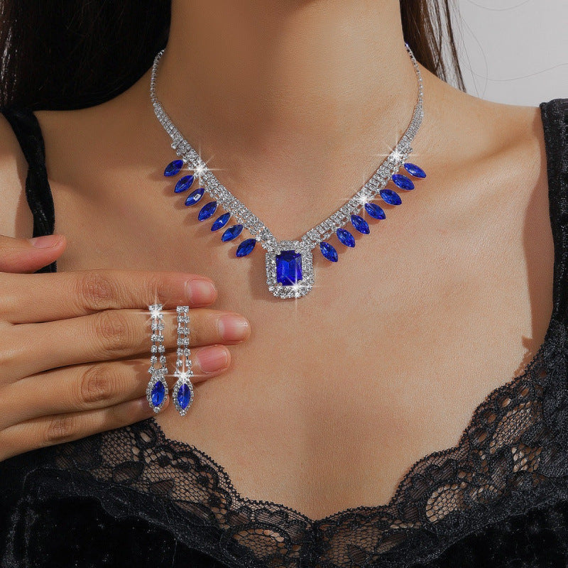 Banquet Dress Stylish Elegant Necklace Suit - Rokkaku 18 online shop