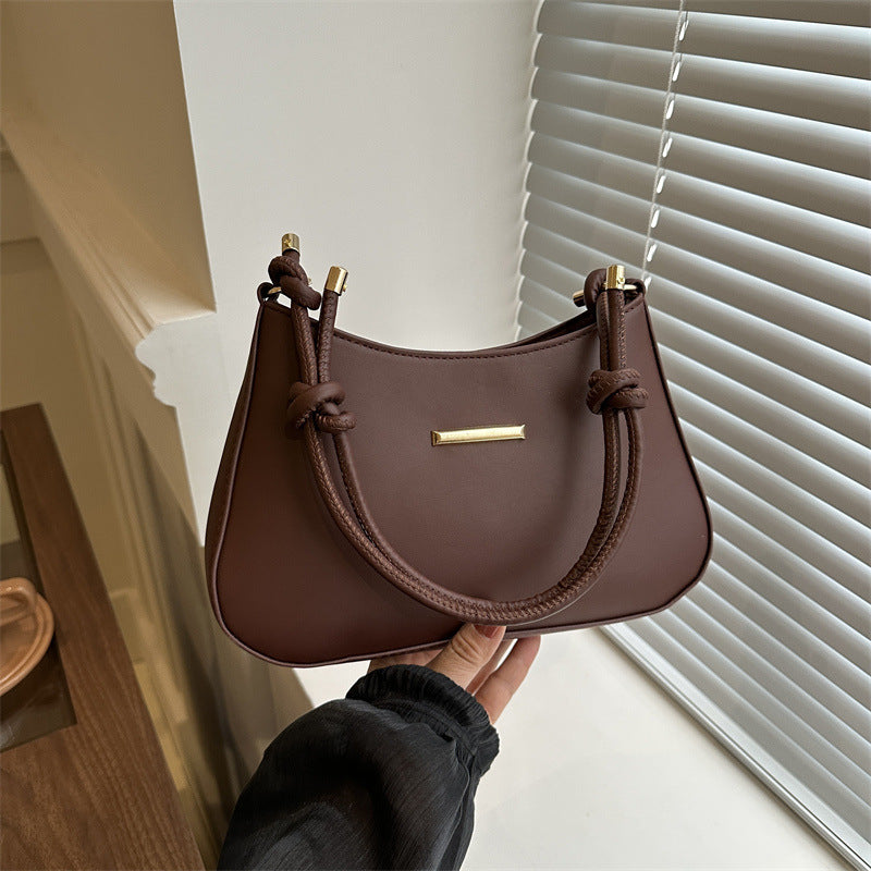 Women's High-end Hand-held Armpit Small Square Bag - Rokkaku 18 online shop