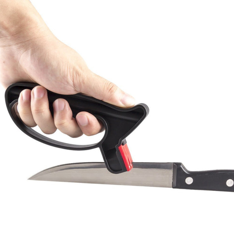Knife Sharpener Handheld Scissor Blade Sharpening Convenient Kitchen Tools Grindstone 2 In 1 Kitchen Gadgets - Rokkaku 18 online shop