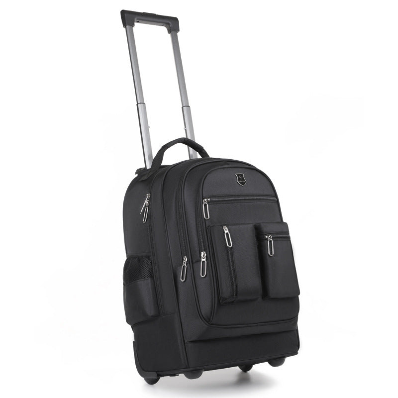 Trolley Backpack Ultra-light Trolley Bag Large Capacity Single-directional Wheel - Rokkaku 18 online shop