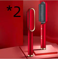New 2 In 1 Hair Straightener Hot Comb Negative Ion Curling Tong Dual-purpose Electric Hair Brush - Rokkaku 18 online shop
