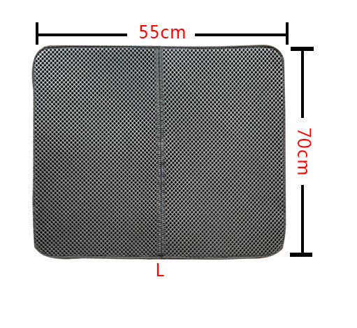 Double Layer Litter Cat Bed Pads Pet Cat Litter Mat Trapping Pets Litter Box Mat Pet Product Bed For Cats House Clean Mat - Rokkaku 18 online shop