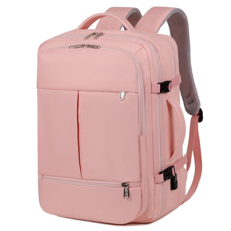 Large Capacity Backpack For Women Men Multiple Pockets And Zippers Versatile Computer Bags Business Travel Backpack - Rokkaku 18 online shop