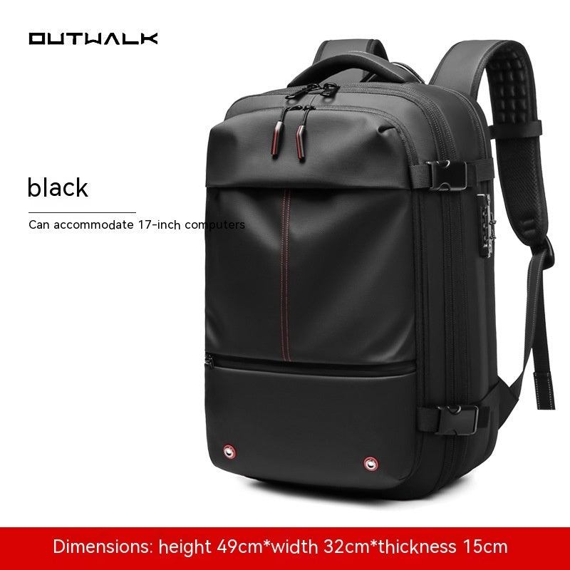 Travel Backpack Men's Business Multifunction Computer Bag Vacuum Compression Large-capacity Backpack - Rokkaku 18 online shop