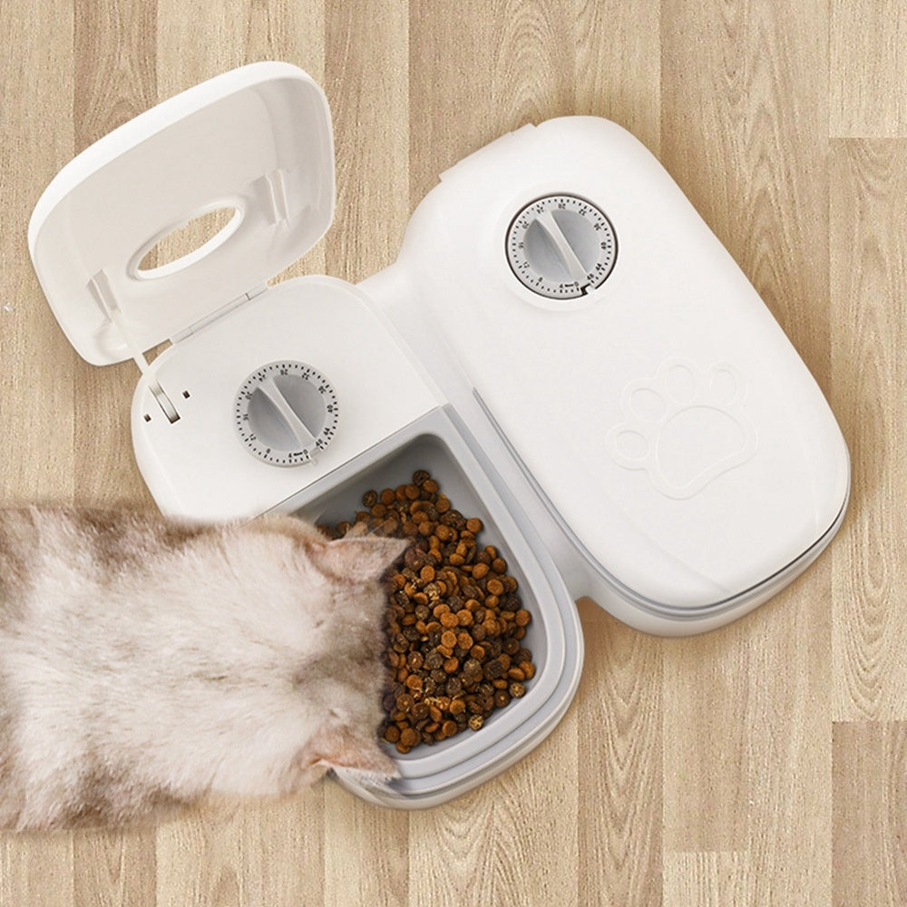 Automatic Pet Feeder Smart Food Dispenser For Cats Dogs Timer Stainless Steel Bowl Auto Dog Cat Pet Feeding Pets Supplies - Rokkaku 18 online shop