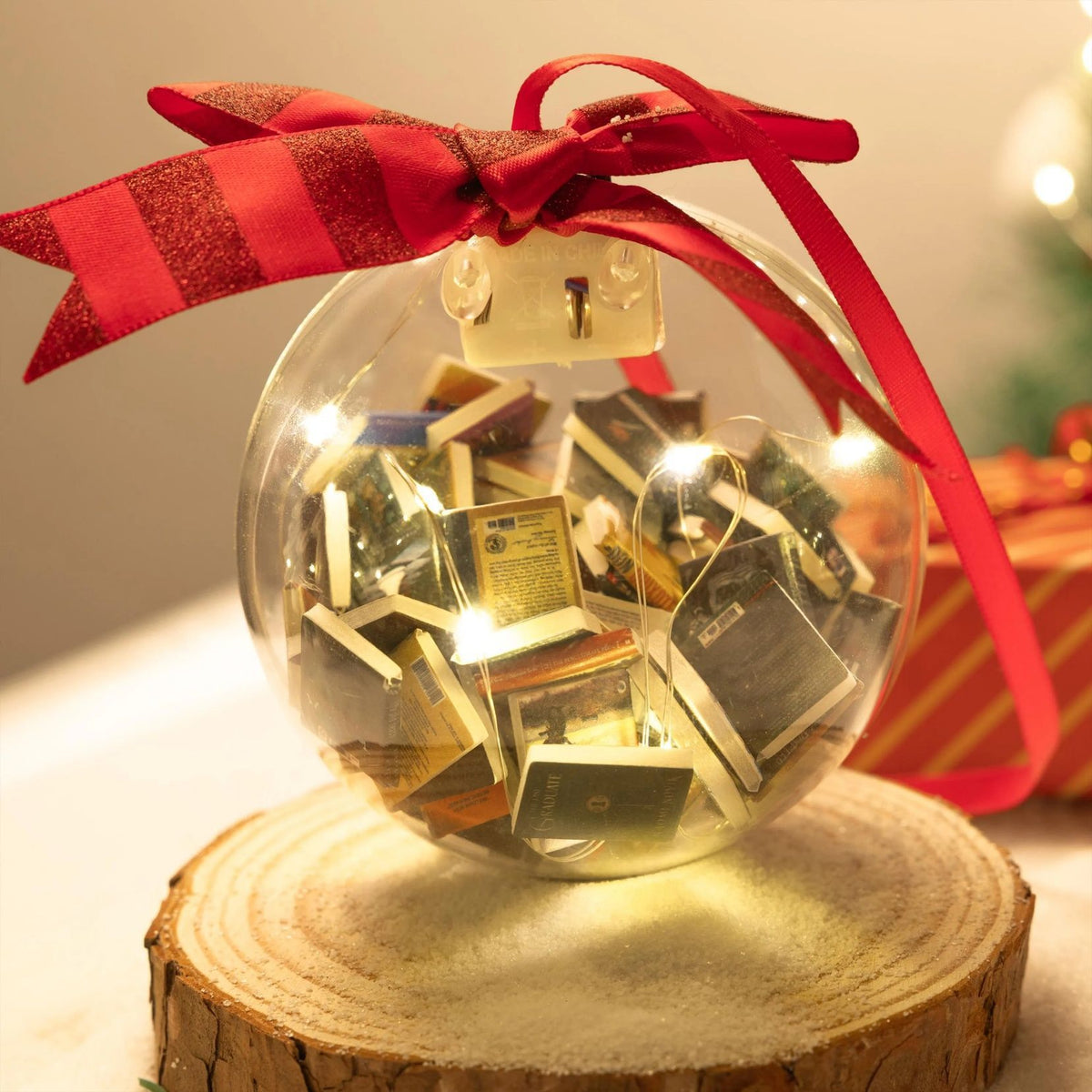 Christmas Decorations Christmas Ball Pendants Full Of Books - Rokkaku 18 online shop