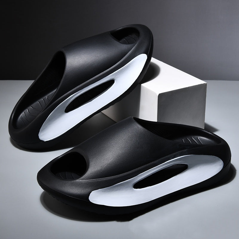 Ins Slippers Women Men Peep Toe Slipper Summer Hollow Unisex Sports Beach Shoes - Rokkaku 18 online shop